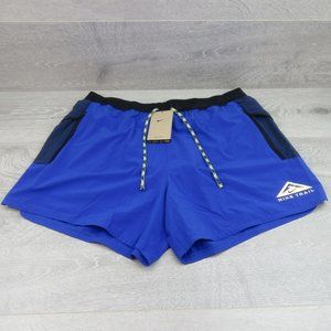 Nike Trail Second Sunrise 5" Running Shorts Mens Size Small Blue NEW